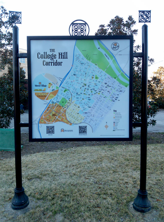 College Hill Kiosk Map