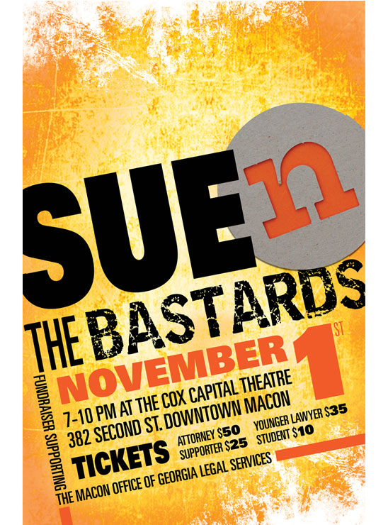 Sue n the Bastards event pieces